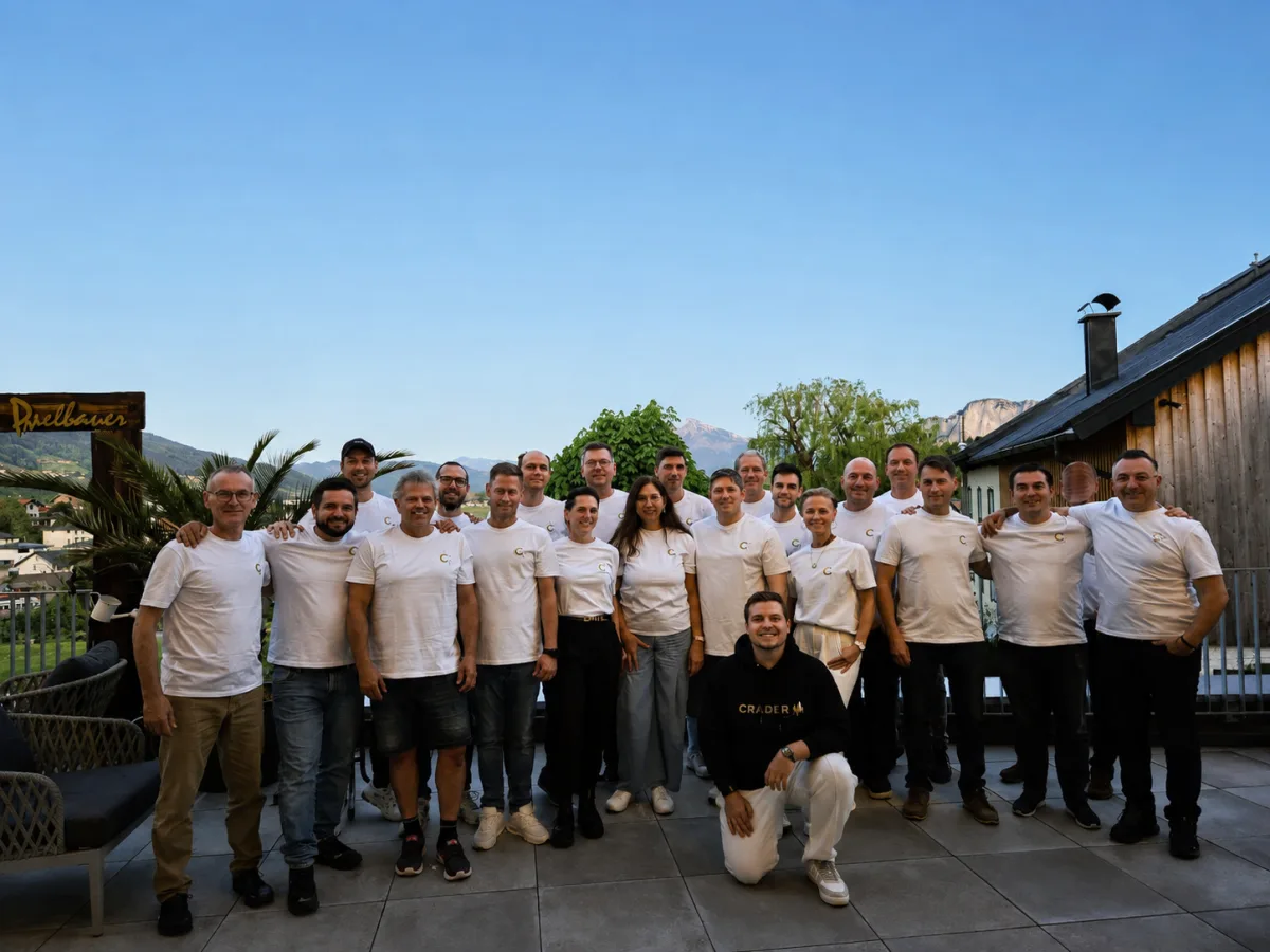 Gruppenbild vom CraderMind-Retreat 2025